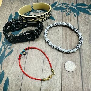 Bracelet Bundle Lot Stretch And Clasp Cuff‎ Bangle 7 In B2